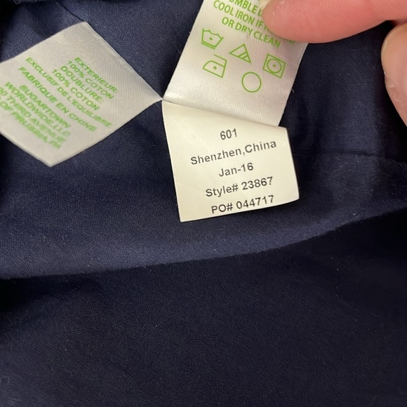 LILLY PULITZER Valli Embroidered Soutache Slip Dress - True Navy- Size 4 - Picture 10 of 13